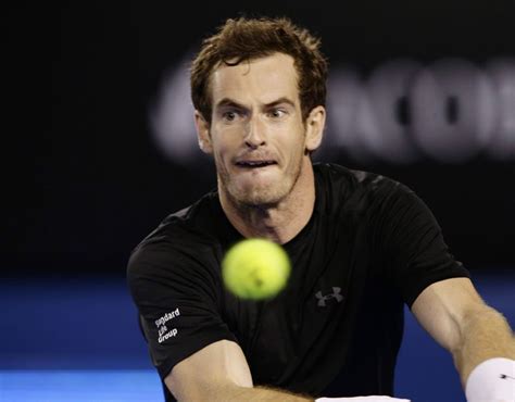 Andy Murray At The Tennis Australian Open Final Novak Djokovic Wins
