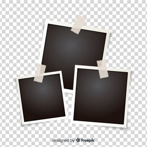 vector photo frames template