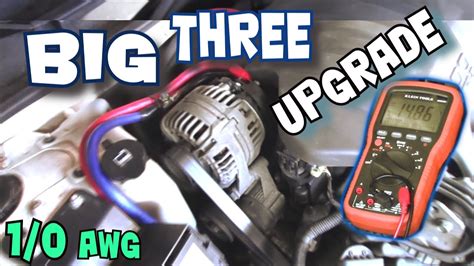 install big  upgrade exos big  car audio wiring tutorial  increase power flow