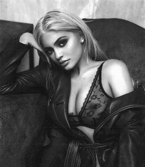 kylie jenner boobs in see through lingerie [ 3 new pics ]