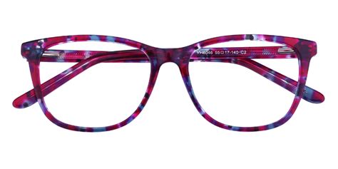 genevieve rectangle purple tortoise eyeglasses eyeglasses