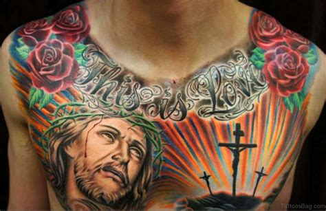 70 Mind Blowing Jesus Tattoos For Chest Tattoo Designs –