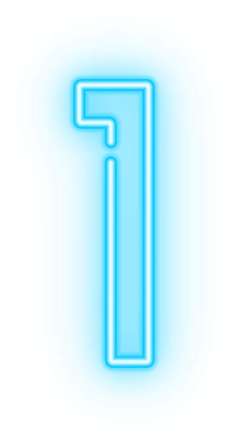 neon numbers png png image   backgroud pngkeycom