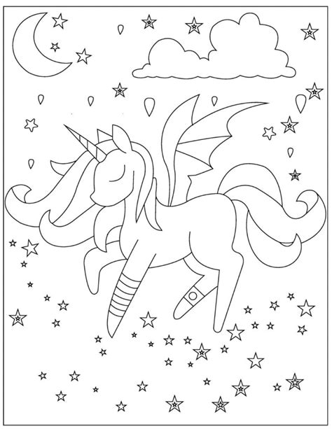 unicorn coloring pages    verbnow