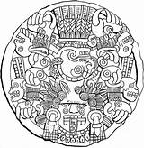 Aztec Coloring Pages Mayan Calendar Print Tribal Drawing Pattern Color Designs Getcolorings Printable Getdrawings Colorings Sheets Template Sketch Drawings Swastika sketch template
