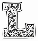 Alphabet Urbanthreads Mandalas Bunting sketch template