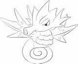 Pokemon Coloring Pages Printable Rapidash Eevee Evolutions List Book Seadra Info sketch template