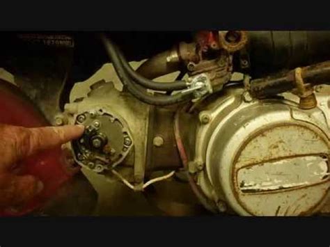 honda atc  electrical wiring part    ignition youtube