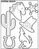 Coloring Pages Print Cowgirl Crayola sketch template