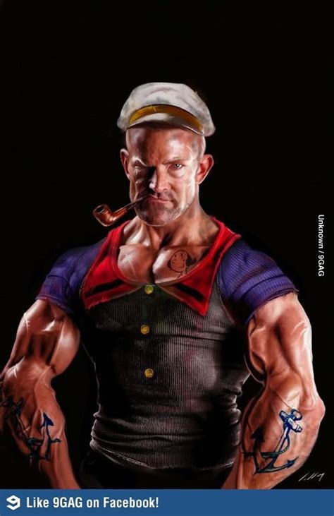 realistic popeye funny popeye the sailor man popeye sailor