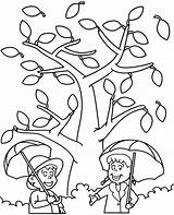 Autumn Coloring Pages Color Print Fall Kids Printable Topcoloringpages Easy Children Sheet sketch template