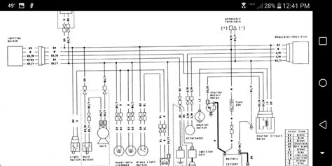 wiring diagram   kawasaki mule