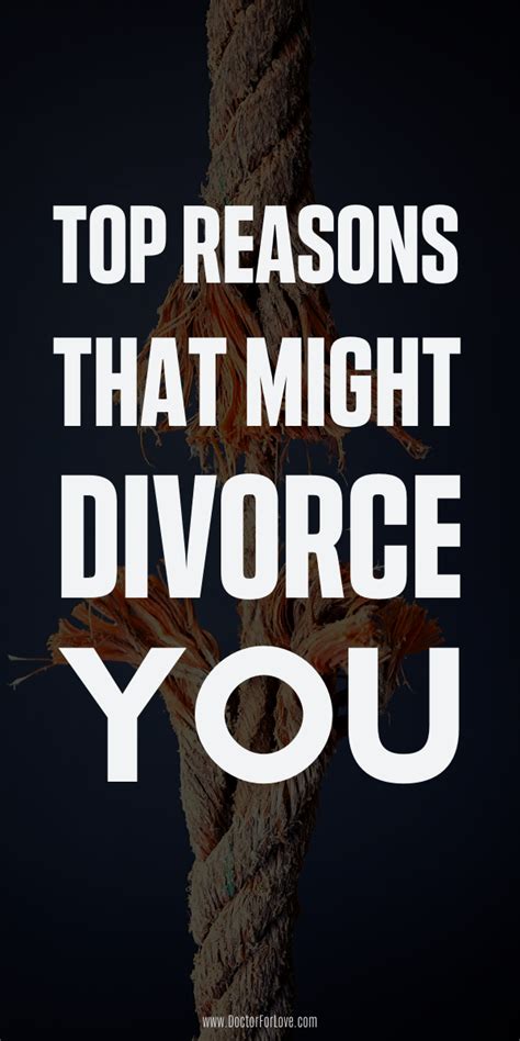 marriage and divorce want to know what are the top reasons couples