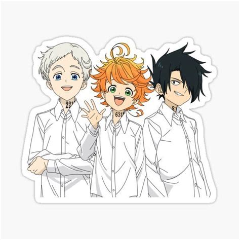 stickers paper ray the promised neverland kiss cut stickers jp