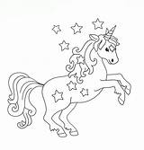 Einhorn Ausmalbild Ausdrucken Pferde sketch template