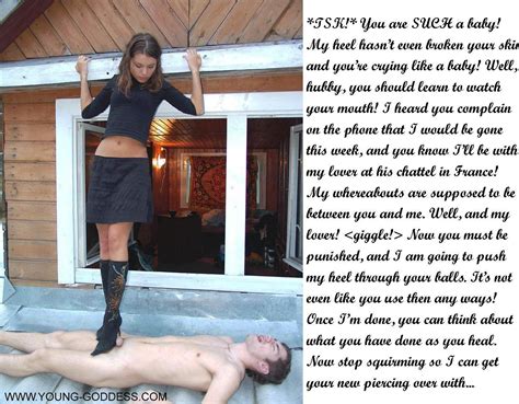moment of truth porn pic from cuckold captions 44 cfnm cbt femdom forced orgasm sex image