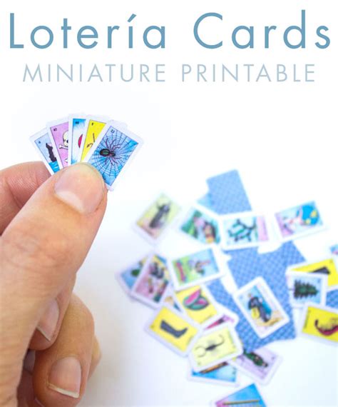 loteria cards deck printable