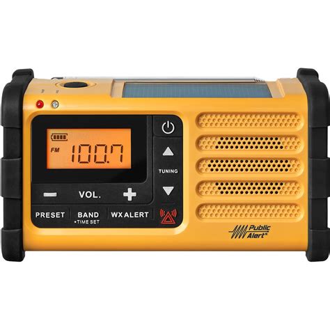 sangean portable emergency radio yellow mmr  walmartcom