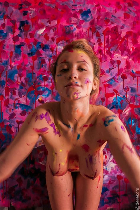 Caylee Cowan Nude In Paint By Derek Schiller 58 Photos The Fappening