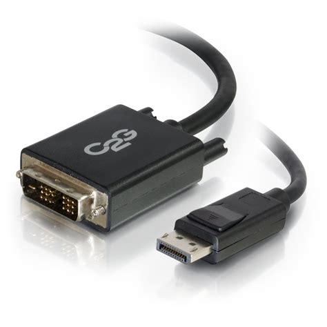 C2g 6ft Displayport Male To Single Link Dvi D Male Adapter Cable