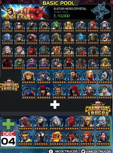 upcoming champions   star basic pool mcoc guide