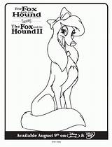 Fox Hound Coloring Pages Print Kids Printable Printables Popular Color Coloringhome sketch template