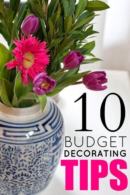 budget decorating tips