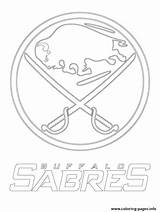 Nhl Coloring Pages Getcolorings Logo sketch template