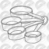 Measuring Cups Clipart Outline Watermark Register Remove Login Clipground sketch template