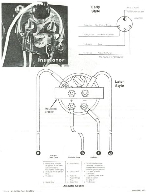 find  diagram  rewire ampmeter    sea ray mercruiser