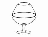 Copa Vino Bicchiere Vinho Copas Colorare Copo Disegno Pintar Acolore Bebidas Imagui sketch template