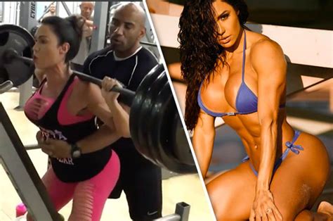 instagram powerlifter gracyanne barbosa accused of using fake weights daily star