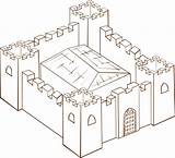 Fortress Clip Clipart Vector Coloring Drawing Svg Cliparts Drawings Map 4vector 97kb Clker 93kb 545px Clipground Library sketch template
