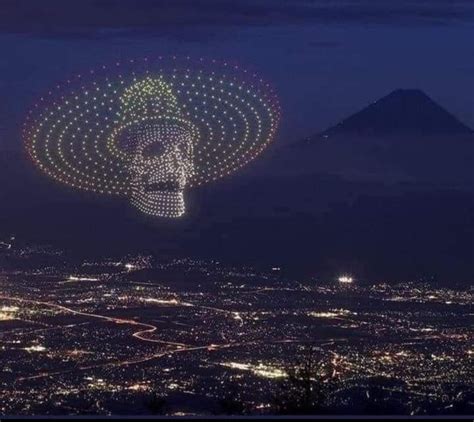 drone formation  mexico city gag