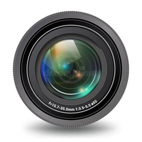 photo video camera lens isolated front view stock photo image  dslr audiovisual
