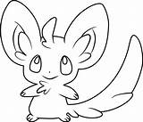 Pokemon Coloring Minccino Cute Pages Printable Color Coloringpages101 Pokémon Categories Online sketch template