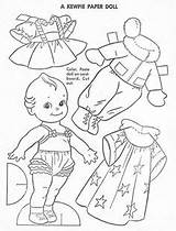 Paper Kewpie Dolls Doll sketch template