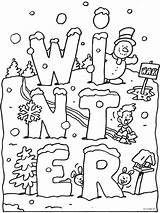 Winter Coloring Pages Printable Kids Preschoolers Ausmalbilder Sheets Snow Kleurplaat Kleurplaten Print Wonderland Color Adults Fastseoguru Sneeuw Sled Adult Colouring sketch template