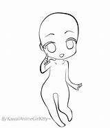 Chibi Base Anime Girl Deviantart Body Female Coloring Hoodie Male Template Sketch Pages Request Templates Orig14 Claren sketch template