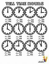 Worksheets Clock Coloring Time Kids Tell Hour Quarter Minutes Learning Print Kindergarten Learn Sheets Yescoloring Clocks Gif Pages Activity School sketch template
