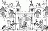 Mittelalter Ausmalen Ausmalbild Ausmalbilder Burg Kinderbilder König Bestimmt Arthur sketch template