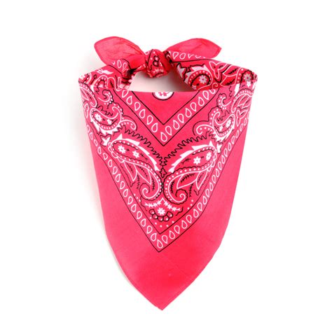 bandana rose fuchsia en coton