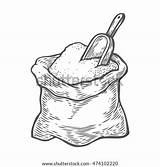 Flour Sack sketch template