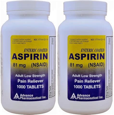 aspirin  mg generic  bayer  dose adult aspirin regimen enteric