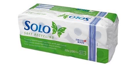 solo toilettenpapier recycling  lagig von aldi schweiz