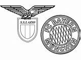 Champions Lazio Colorare Bayern Uefa Ligue Disegni Coloriages Campeones Liga Octavos 2120 Morningkids sketch template