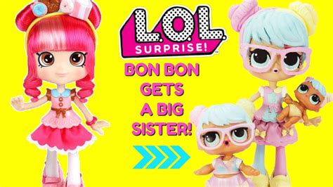 lol surprise bon bon   big sister diy shopkins shoppie doll