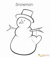 Snowman Coloring Easy Kids Sheet Date sketch template