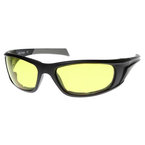 Safety Sports Protective Padded Sunglasses Eyewear Night Riding Glasse