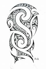 Maori Tattoos Polynesian Samoan Meia Tribales Jerry Tatuajes Maorie Diseños Tattoosandmorre Sleeve Dragão Heren Shark Memuralimilani Tattoosandmmoree Hawaiianisches Planeta Kiev sketch template